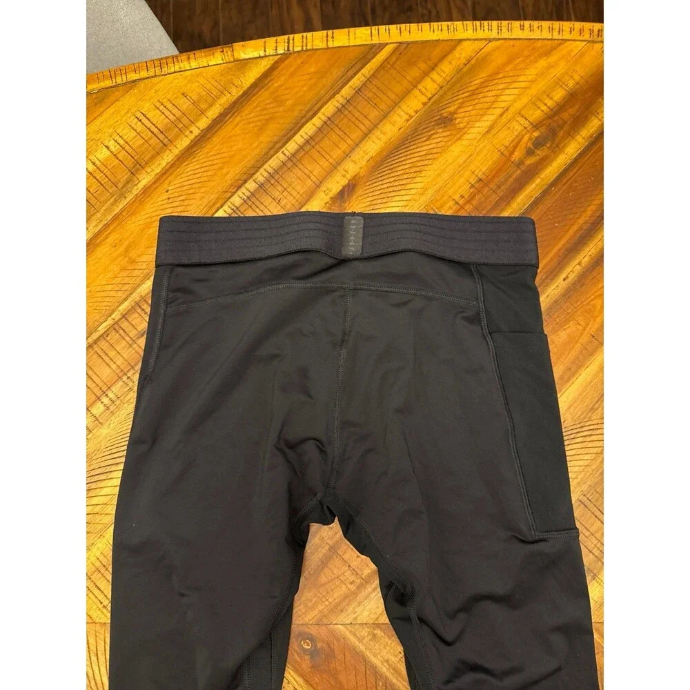 Jordan Sport 3/4 Tights Men’s Medium Black Dri-FIT Compression Pocket